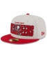Фото #4 товара Men's Stone, Red Tampa Bay Buccaneers 2023 NFL Draft On Stage 59FIFTY Fitted Hat