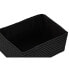 Basket set DKD Home Decor 41 x 30 x 18 cm Black White polypropylene