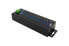 Exsys EX-1510HMVS - USB 3.2 Gen 1 (3.1 Gen 1) Type-B - USB 3.2 Gen 1 (3.1 Gen 1) Type-A - 5000 Mbit/s - Black - Metal - Activity,Power