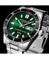 ფოტო #2 პროდუქტის Men's Aquadiver Silver-tone Stainless Steel , Two-Tone Dial , 51mm Round Watch