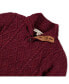 ფოტო #3 პროდუქტის Boys Organic Long Sleeve Mock Neck Cable Sweater with Flecks, Infant