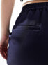 Фото #7 товара Pieces wide leg pull on trouser in navy