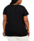 ფოტო #2 პროდუქტის Trendy Plus Size Graphic-Print T-Shirt