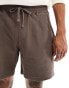 Фото #4 товара Hollister 7inch pull on twill jersey shorts in brown