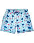 Mr.Swim Flamingo Palm Swim Trunk Men's Blue S