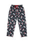 ფოტო #1 პროდუქტის Boys Joe Cool Snoopy Character Tossed Print Sleep Pajama Pants