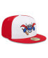 ფოტო #3 პროდუქტის Men's White, Red Tulsa Drillers Marvel x Minor League 59FIFTY Fitted Hat