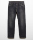 Фото #10 товара Men's Relaxed Fit Dark Wash Jeans