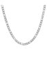 ფოტო #3 პროდუქტის Men's Stainless Steel Figaro Chain Link Necklace