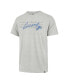 Фото #3 товара Men's Gray Distressed Detroit Lions Downburst Franklin T-shirt