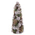 Christmas Tree White Golden Plastic Foam Pineapples 19 x 19 x 48,5 cm