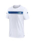 Фото #3 товара Men's White Seattle Seahawks Throwback Sideline Coaches Performance T-shirt