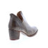 Фото #8 товара Bed Stu Carla F393009 Womens Gray Leather Zipper Ankle & Booties Boots