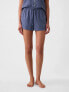 Фото #1 товара Linen-Blend PJ Shorts