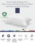 Фото #3 товара White Down Firm Pillow, with MicronOne Technology, Dust Mite, Bedbug, and Allergen-Free Shell, Standard