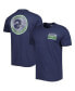 Men's College Navy Seattle Seahawks Open Field Franklin T-shirt Синий, S - фото #2