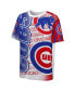 ფოტო #2 პროდუქტის Big Boys White Chicago Cubs Impact Hit Bold T-shirt