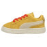 Фото #3 товара Puma Suede Triplex Lace Up Toddler Boys Yellow Sneakers Casual Shoes 382841-01