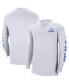 Фото #1 товара Men's White UCLA Bruins Heritage Max 90 Long Sleeve T-shirt