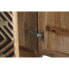 Cupboard Home ESPRIT Black Golden Natural Wood 85 x 38 x 134 cm