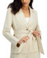 ფოტო #4 პროდუქტის Women's Belted Safari Jacket and Kate Pants, Regular & Petite Sizes