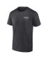 ფოტო #2 პროდუქტის Men's Heather Charcoal Washington Capitals Backbone T-shirt