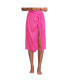 ფოტო #2 პროდუქტის Women's Twist Front Knee Length Swim Cover-up Skirt