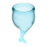 Фото #5 товара Feel Secure Menstrual Cup Light Blue Pack of 2