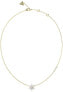 Beautiful Gold Plated White Lotus Flower Bracelet JUBN04136JWYGWHT/U