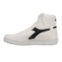 Фото #3 товара Diadora Mi Basket 2030 High Top Mens Black, White Sneakers Casual Shoes 179038-