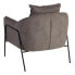 Фото #8 товара Кресло из синтетической ткани BB Home Armchair 76,5 x 70 x 74 см Металл Темно-серое