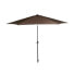 Фото #1 товара Пляжный зонт DKD Home Decor Чёрный Коричневый Сталь 300 x 300 x 250 cm