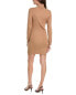 Фото #2 товара Платье из шерсти с воротником-поло ANNA KAY Zipper коричневое