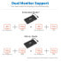 Фото #2 товара Tripp U442-DOCK1-B USB-C Dock - Dual Display - 4K HDMI / mDP - VGA - USB 3.2 Gen 1 - USB-A/C Hub - GbE - Memory Card - 100W PD Charging - USB 3.2 Gen 2 (3.1 Gen 2) Type-C - MicroSDHC - SD - Mini DisplayPort - HDMI - RJ-45 - USB 3.2 Gen 1 (3.1 Gen 1) Type-A - VG