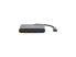 4 PORT USB C HUB - BUS POWERED USB-C TO 4X USB 3.0 TYPEA-M/F-BLACK