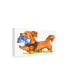 Wendy Edelson Dachshund Dog Canvas Art - 27" x 33.5"