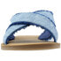 Фото #9 товара TOMS Viv Fringe Flat Womens Blue Casual Sandals 10011778