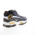 Фото #8 товара Reebok The Answer DMX Mens Black Leather Lace Up Lifestyle Sneakers Shoes