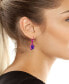 Faux Stone Star Drop Earrings