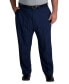 Фото #2 товара Men's Big & Tall Premium Comfort Stretch Classic-Fit Solid Flat Front Dress Pants