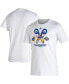 Фото #2 товара Men's White Kansas Jayhawks 2022 NCAA Men's Basketball Tournament March Madness Final Four Locker Room T-shirt