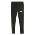 Фото #1 товара Puma Ess+ Minimal Gold Logo Leggings Womens Black Casual Athletic Bottoms 680021