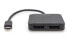 DIGITUS 2-Port MST Video Hub (USB-C -> 2x DisplayPort)