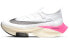 Фото #1 товара Кроссовки Nike Air Zoom Alphafly Next% 1 белые, увеличивающие рост, низкие, для мужчин