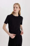 Kadın T-shirt W9584az/bk81 Black