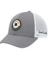 Men's Gray, White Wichita State Shockers Motto Trucker Snapback Hat