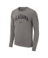 ფოტო #3 პროდუქტის Men's Heather Gray Alabama Crimson Tide Arch 2-Hit Long Sleeve T-shirt