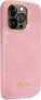 Guess Etui Guess GUHCP14LHGCRHP Apple iPhone 14 Pro różowy/pink hardcase Croco Collection