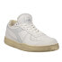 Фото #2 товара Diadora Mi Basket Row Cut Lace Up Mens White Sneakers Casual Shoes 176282-C8450