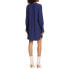 Joie 247748 Womens Erlene Long Sleeve Shift Dress Midnight Size Medium